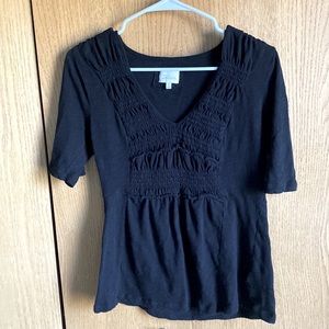 Anthropologie Deletta Short Sleeved Shirt